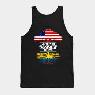 American Grown With Colombian Roots - Gift for Colombian From Colombia Tank Top